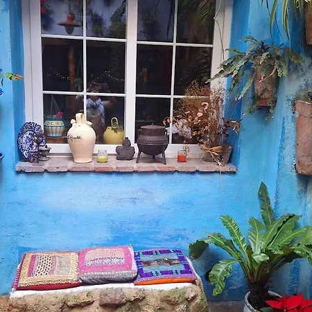 公寓 El Patio Azul Bohemio Magico